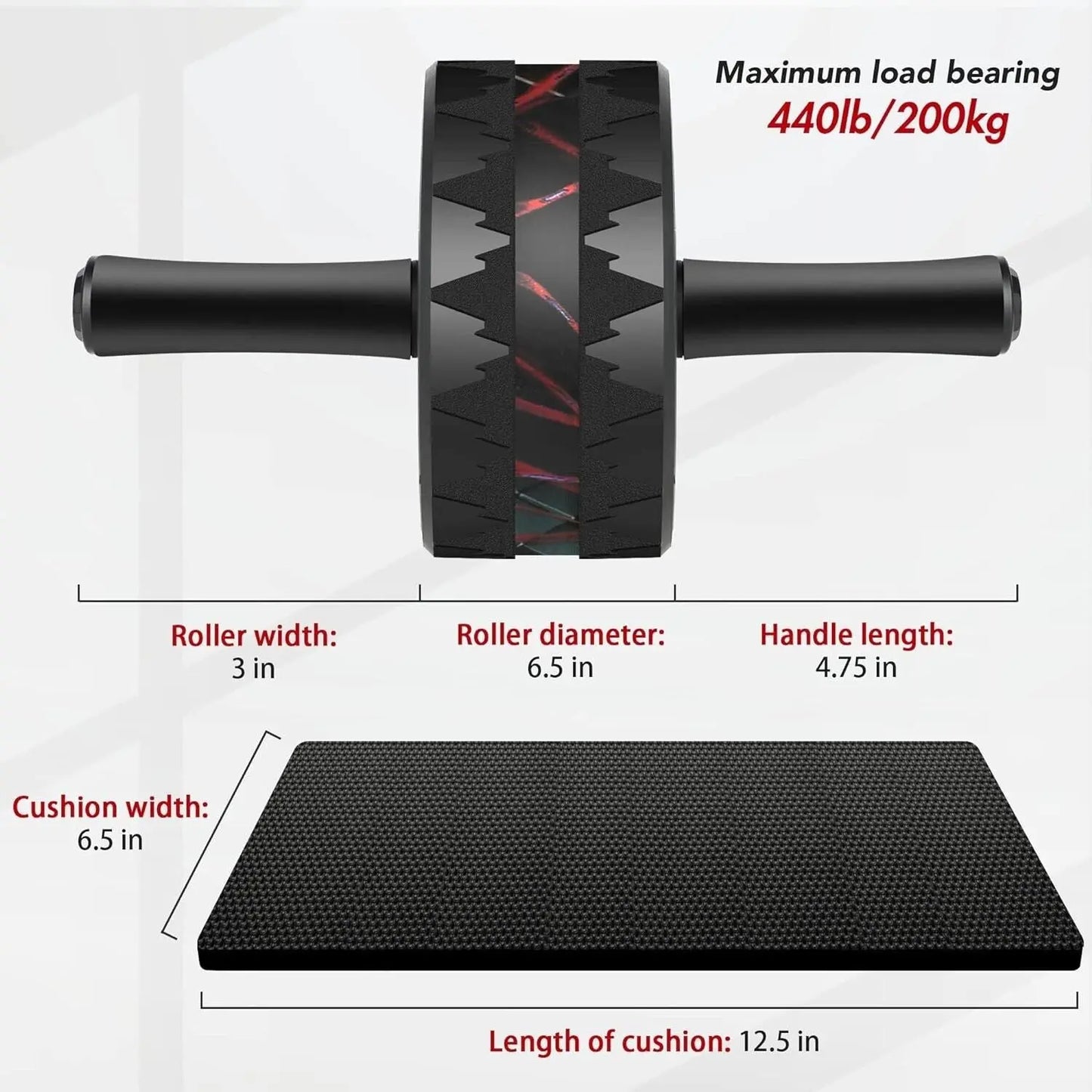Rueda Abdominal Fitness Exercise Weight Lift