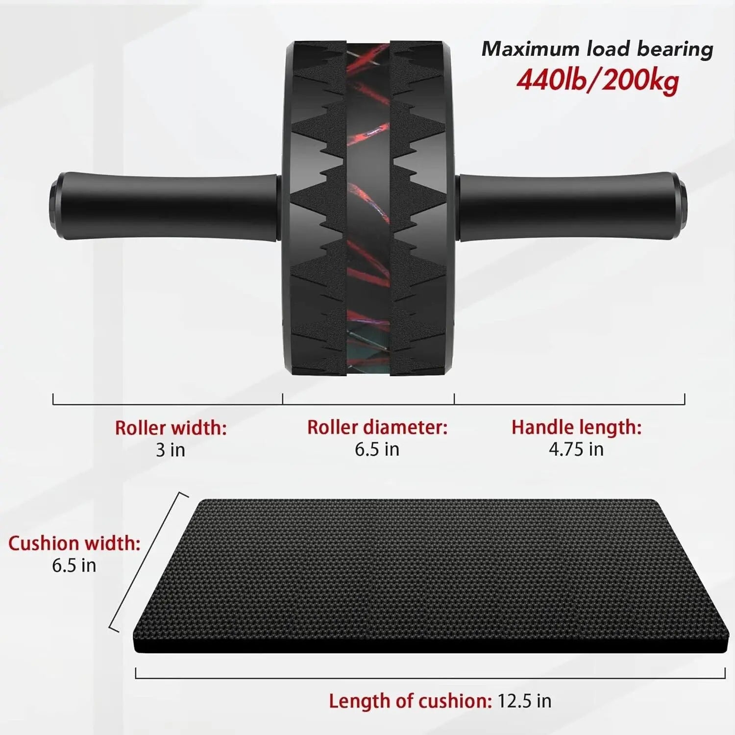 Rueda Abdominal Fitness Exercise Weight Lift