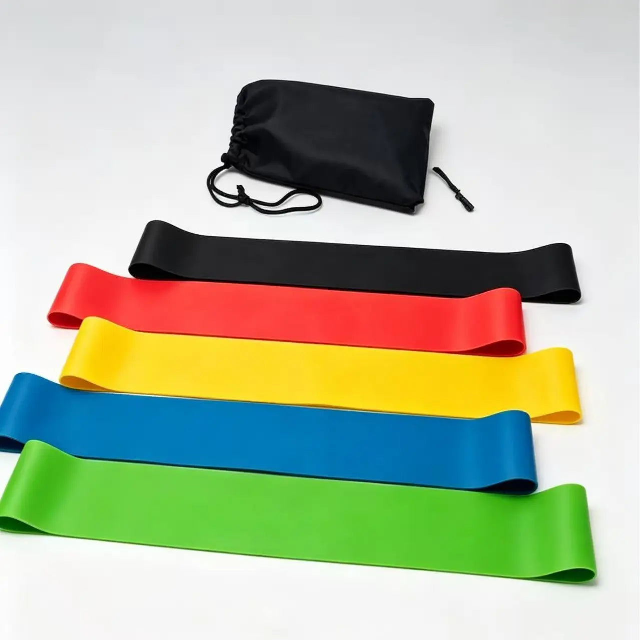 Home Fitness Yoga Resistance Bands Available in Five Complete Colors